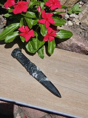 Moss Agate Crystal Sward/ Dagger
